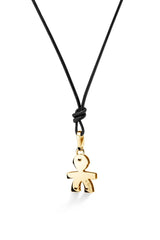 I Diamantini ♡ Ciondolo Bimbo Oro Giallo e Diamanti LBB060