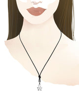 I Diamantini ♡ Ciondolo Bimbo Oro Bianco e Diamanti LBB061