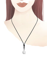 I Diamantini ♡ Ciondolo Bimba Oro Bianco e Diamanti LBB063