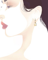 Gli Orecchini ♡ Pendenti Bimba Oro Giallo LBB122