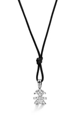 I Pavé Micro ♡ Ciondolo Bimba Oro Bianco e Diamanti