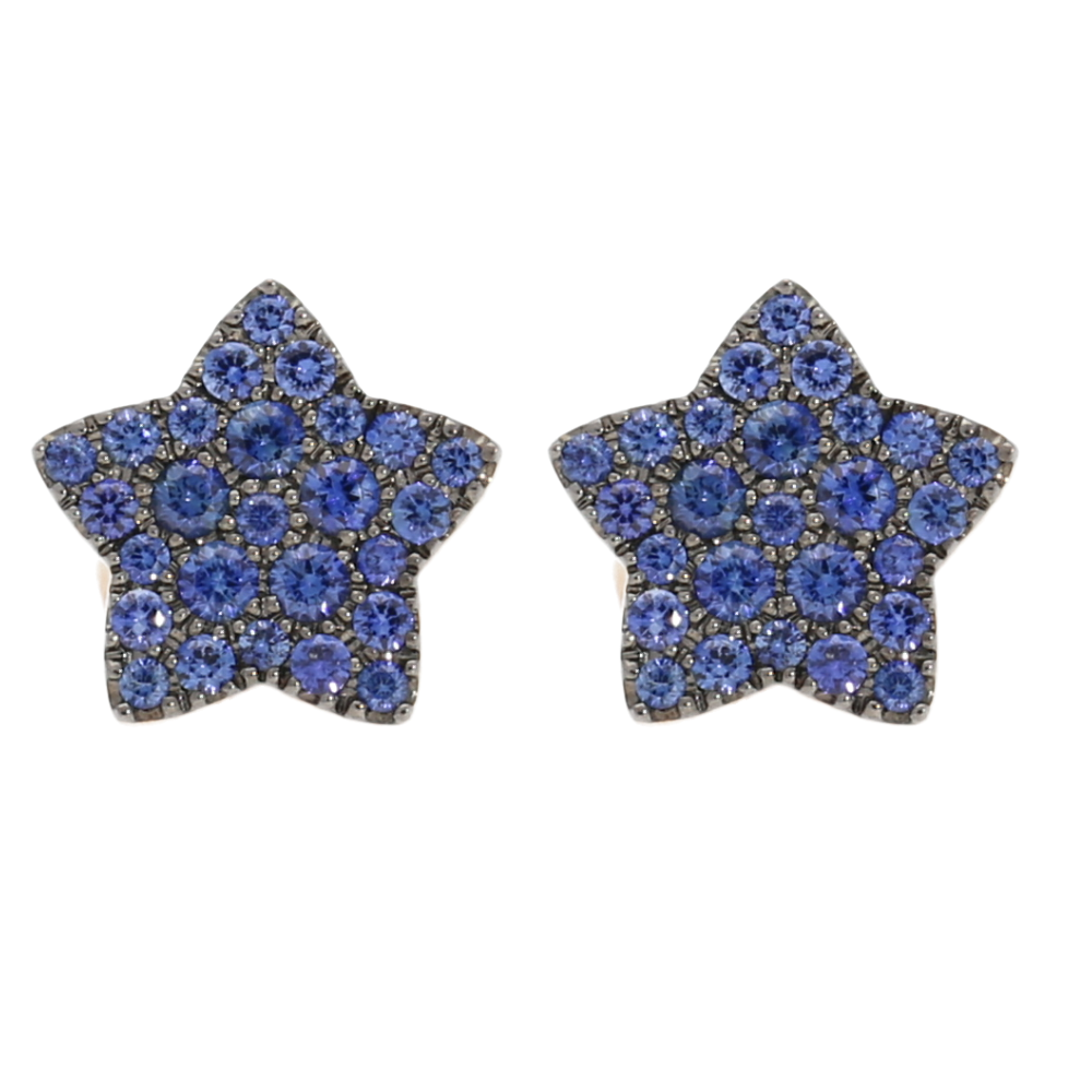 Orecchini stella oro rosa hot sale