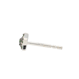 Orecchini mini stella oro bianco e zavorrite