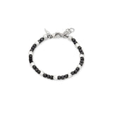 BRACCIALE SPINELLO NERO DADI cm 20