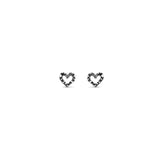 Orecchini cuore piccoli
