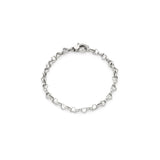 BRACCIALE CATENA CUORI cm 19