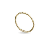 Anello Filodamore intreccio (diametro 1,6 mm) Oro Giallo 9 kt