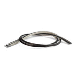 Bracciale in Cuoio, Nero/Grigio Mis.36 CM