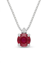 Pendente punto luce griffe rubino ct. 0,21 gr.2