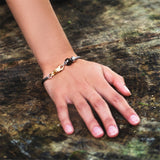 Bracciale Piuma di Fenice Dorata 19 cm