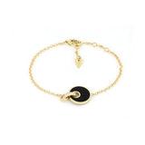 Bracciale Giove Onice e Diamanti