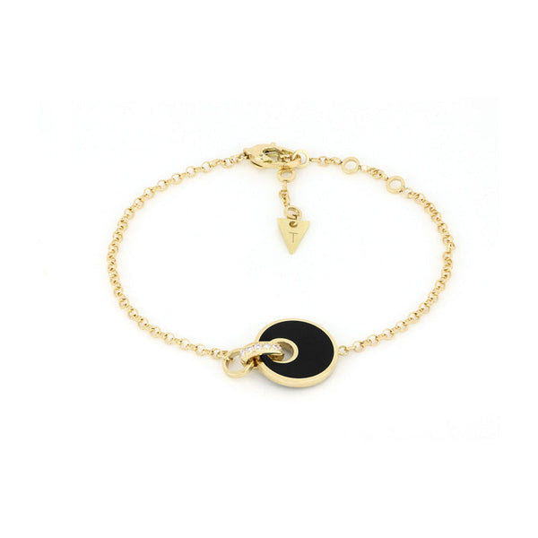 Bracciale Giove Onice e Diamanti