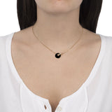 Collana Giove Onice e Diamanti