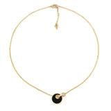 Collana Giove Onice e Diamanti