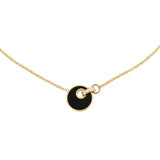 Collana Giove Onice e Diamanti
