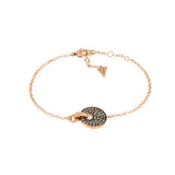 Bracciale Giove Oro Rosa e Pavé di Diamanti Brown