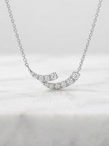 Pendente oro bianco e diamanti ct. 0,12 G-SI gr.1,7