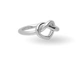 Anello Cuore Annodato Arg. Mis.14