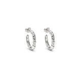Orecchini ovale croco