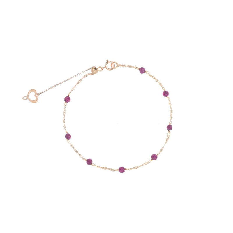 BRACCIALE 18KT RUBINI