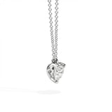 Pendente anniversary cuore ct. 0,21 G-VS gr. 2.21