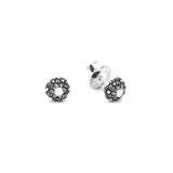Orecchini mini margherite e zircone