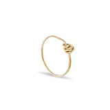 Anello Filodamore in Oro Giallo 9kt con Nodino