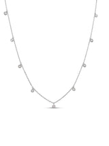 CATENA ROLÓ CON 9 CIPOLLINE PENDENTI CT 0.0 - Oro g 3.40 - Diamanti ct 0.26 234-3371-3