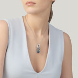 PENDENTE GOCCIA FARFALLE cm 45