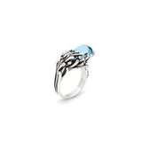 Anello goccia oceano