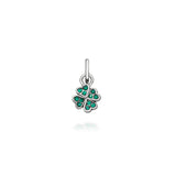 Mini charm quadrifoglio crystal