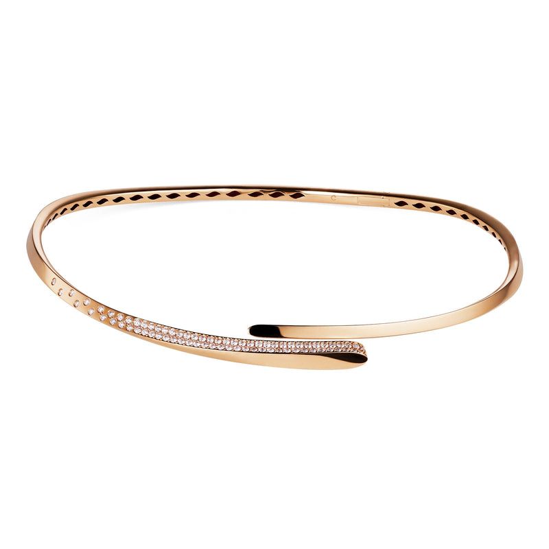 Girocollo choker like in oro rosa e diamanti 000-4378NS