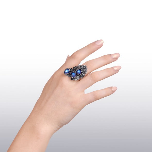 Anello Moon Flower Grande