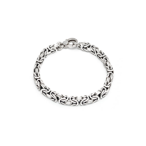 Bracciale Maglia Bizantina QUADRA