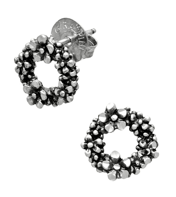 Orecchini bottone millefiori 11701