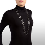 Collana  Maglia Ovale Alternata