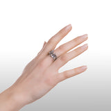 Anello Fascia con Farfalle