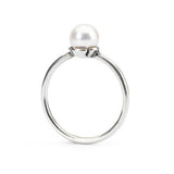 Anello Perla Bianca Delicata