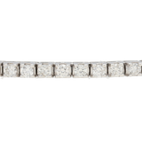 Bracciale tennis in oro bianco e diamanti ct. 1,80 G-SI