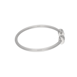 Bracciale rigido con diamanti taglio  navette