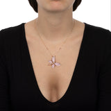 Collana Les Papillons Rosa