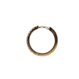 Orecchini a cerchio in oro rosa con diamanti ct. 0,14