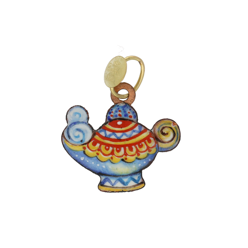 Pendente in oro miniato lampada di Aladino – Zerrillo preziosi
