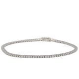 Bracciale tennis in oro bianco e diamanti ct. 0,75 F-SI