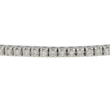 Bracciale tennis in oro bianco e diamanti ct. 0,75 F-SI