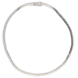 Bracciale tennis in oro bianco e diamanti ct. 0,75 F-SI