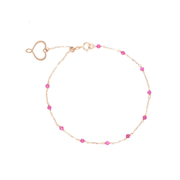 BRACCIALE 18KT RUBELLITE
