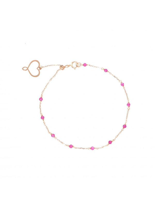 BRACCIALE 18KT RUBELLITE