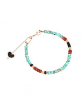 BRACCIALE TURCHESE E ROSSO