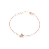 Bracciale Briciole bimbo oro rosa e pavé